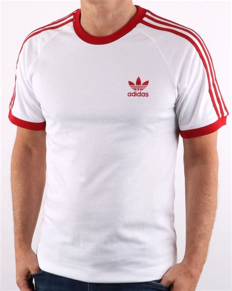 adidas stripes weiß rot stylefile